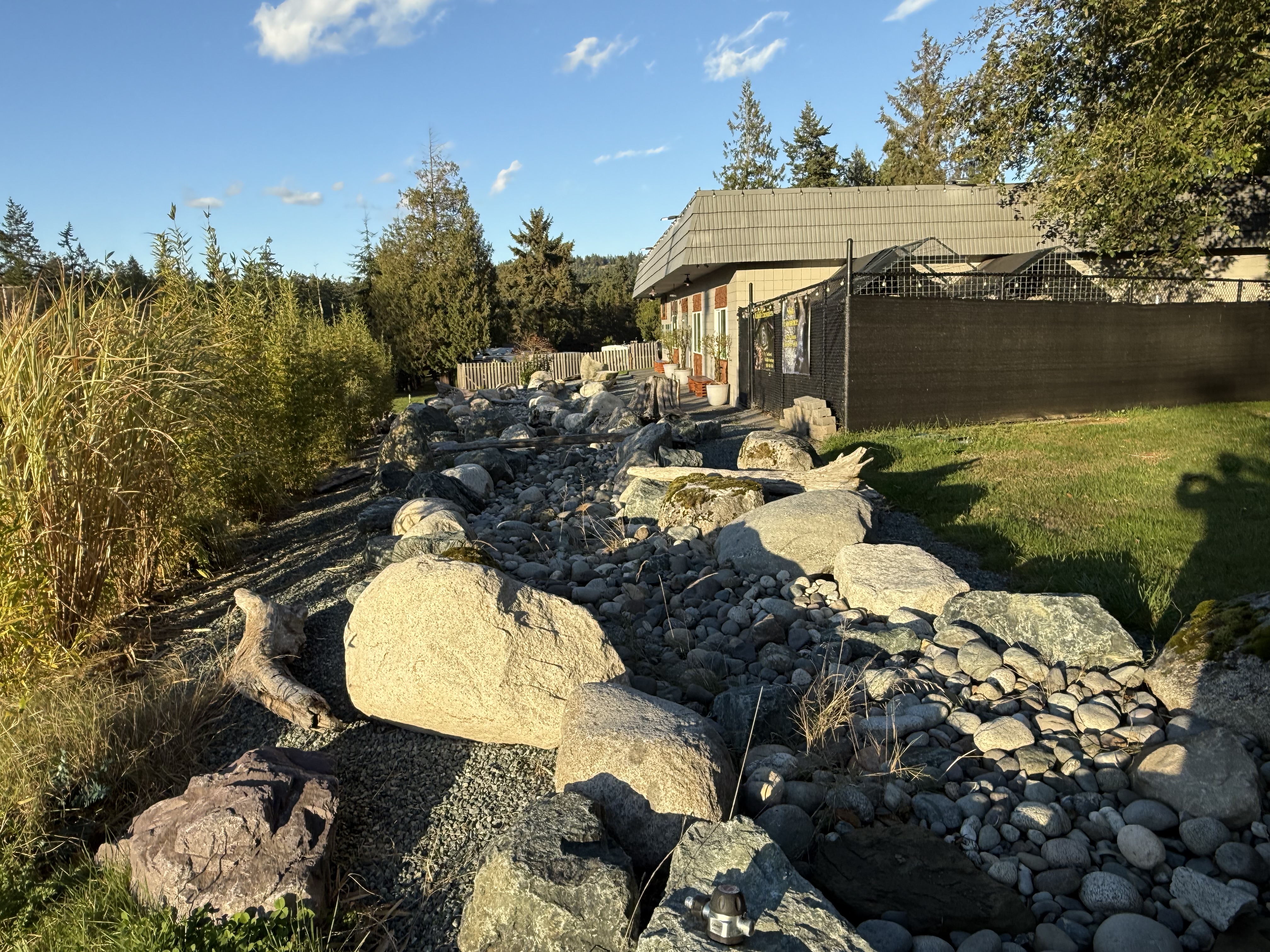 The side of the building